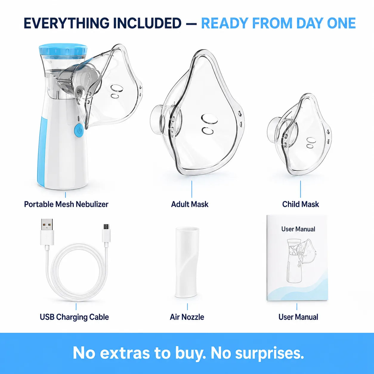 Zuvelly Breathe Easy Baby Nebulizer